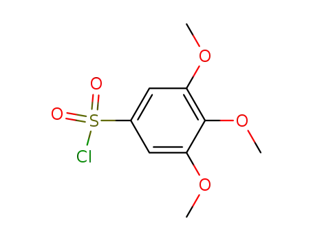 Molecular Structure of 39614-62-5 (Benzenesulfonyl chloride, 3,4,5-trimethoxy-)