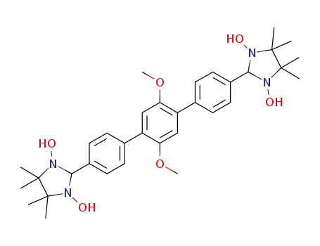 2-(4-{4-[4-(1,3-dihydroxy-4,4,5,5-tetramethylimidazolidine-2-yl)phenyl]-2,5-dimethoxyphenyl}phenyl)-4,4,5,5-tetramethylimidazolidine-1,3-diol