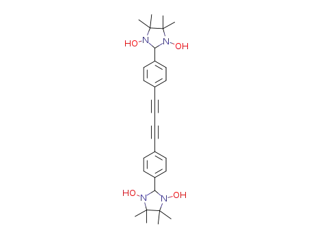 2-(4-{4-[4-(1,3-dihydroxy-4,4,5,5-tetramethylimidazolidine-2-yl)phenyl]buta-1,3-diyn-1-yl}phenyl)-4,4,5,5-tetramethylimidazolidine-1,3-diol