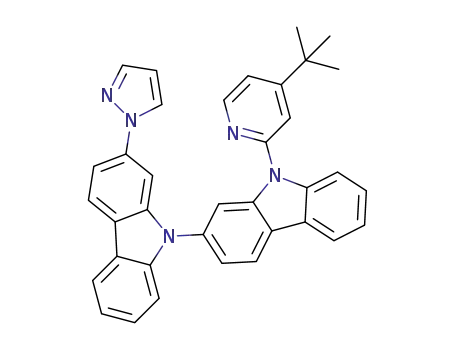 9-(4-tert-butylpyridin-2-yl)-2'-(1H-pyrazol-1-yl)-9H-2,9'-bicarbazole