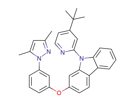 2-(3-(3,5-dimethyl-1H-pyrazol-1-yl)phenoxy)-9-(4-tert-butylpyridin-2-yl)-9H-carbazole