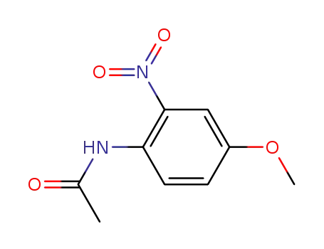Molecular Structure of 119-81-3 (4-METHOXY-2-NITROACETANILIDE)