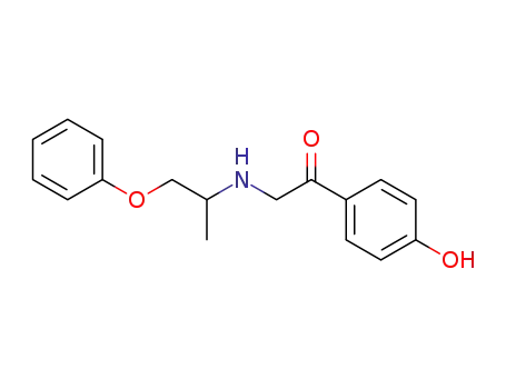 4-Hydroxy-ω-(1-methyl-2-phenoxy-ethylamino)-acetophenon