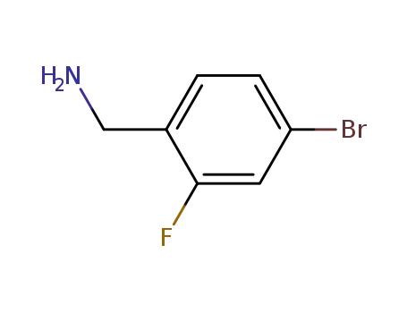 Molecular Structure of 112734-22-2 (4-BROMO-2-FLUOROBENZYLAMINE)