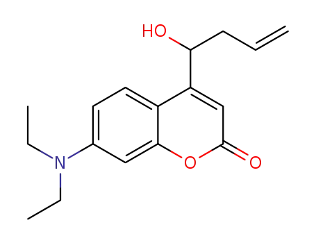 7-(diethylamino)-4-(1-hydroxybut-3-en-1-yl)-2H-chromen-2-one