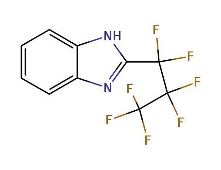 1H-Benzimidazole,2-(1,1,2,2,3,3,3-heptafluoropropyl)- cas  559-37-5