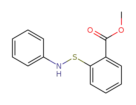 Molecular Structure of 34757-99-8 (methyl 2-(anilinosulfanyl)benzoate)