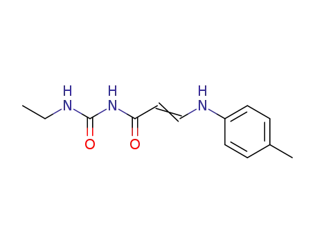 1-Ethyl-3-((E)-3-p-tolylamino-acryloyl)-urea