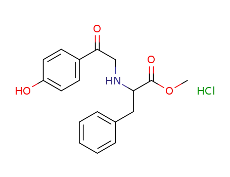 N-[2-(4-hydroxyphenyl)-2-oxoethyl]phenylalanine hydrochloride methyl ester