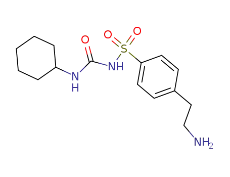 N-(4-[2-amino-ethyl]-benzenesulfonyl)-N'-cyclohexyl urea
