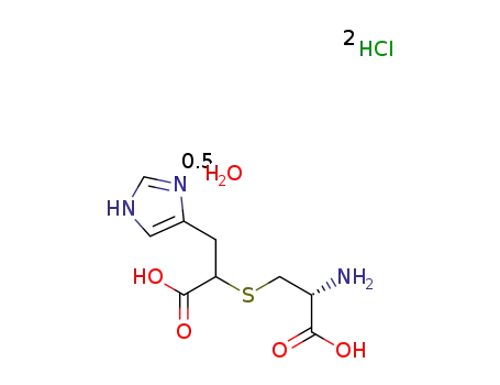 2-amino-3-(1-carboxy-2-(1H-imidazol-4-yl)ethylthio)propanoic acid