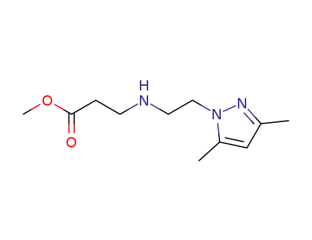 methyl 3-[2-(3,5-dimethyl-1H-pyrazol-1-yl)ethylamino]propanoate