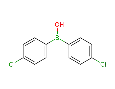 Molecular Structure of 89566-59-6 (Borinic acid, bis(4-chlorophenyl)-)