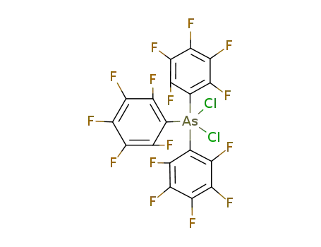 tris(pentafluorophenyl) arsenic(V) dichloride