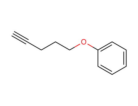 Molecular Structure of 92635-89-7 (Benzene, (4-pentynyloxy)-)