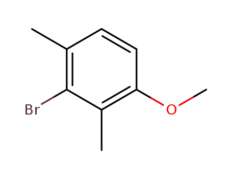 Molecular Structure of 23453-90-9 (Benzene, 2-bromo-4-methoxy-1,3-dimethyl-)