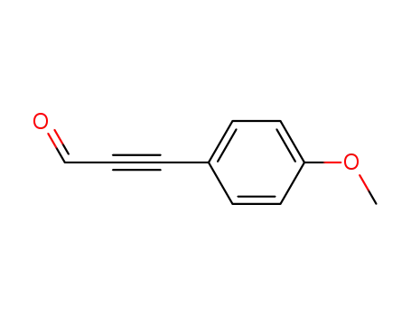 Molecular Structure of 90696-21-2 (2-Propynal, 3-(4-methoxyphenyl)-)