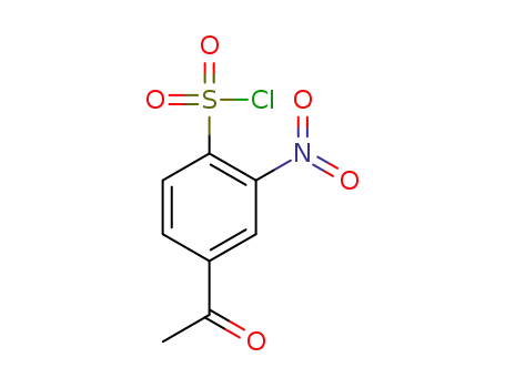 4-acetyl-2-nitrobenzene-1-sulfonyl chloride