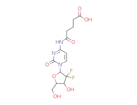 5-((1-((2R,4R,5R)-3,3-difluoro-4-hydroxy-5-(hydroxymethyl) tetrahydrofuran-2-yl)-2-oxo-1,2-dihydro-pyrimidin-4-yl)amino)-5-oxo-pentanoic acid