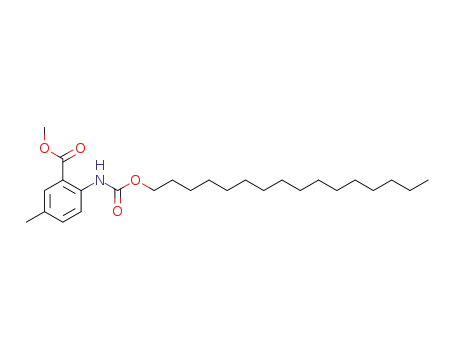 2-(hexadecyloxycarbonyl)amino-5-methylbenzoic acid methyl ester