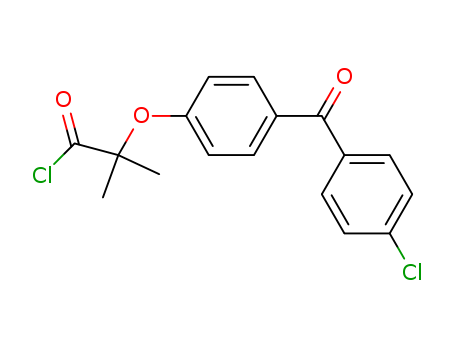 Propanoyl chloride, 2-[4-(4-chlorobenzoyl)phenoxy]-2-methyl-