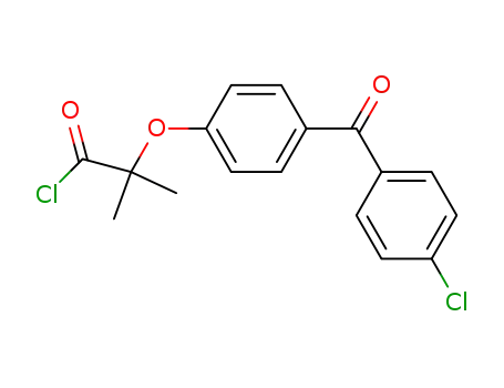 2-[4-(4-chlorobenzoyl)-phenoxy]-2-methylpropionyl chloride