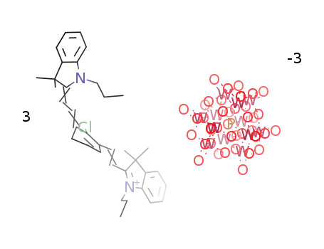 3C36H44ClN2(1+)*O40PW12(3-)