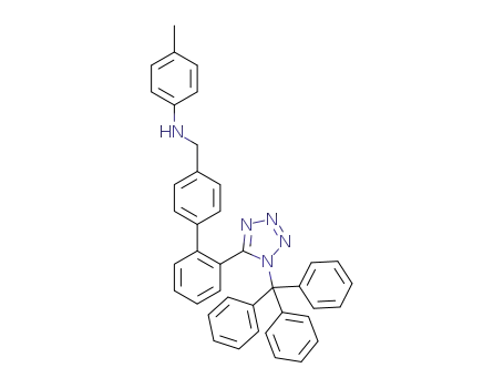 4-methyl-N-((2'-(1-trityl-1H-tetrazol-5-yl)biphenyl-4-yl)methyl)aniline