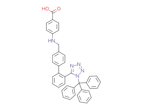4-carboxy-N-((2'-(1-trityl-1H-tetrazol-5-yl)biphenyl-4-yl)methyl)aniline