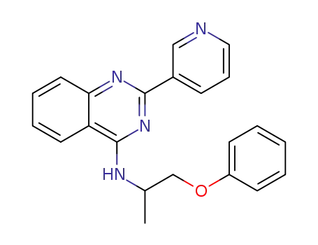 N-(1-phenoxypropan-2-yl)-2-(pyridin-3-yl)quinazolin-4-amine