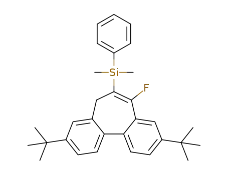 (3,9-di-tert-butyl-7-fluoro-5H-dibenzo[a,c][7]annulen-6-yl)dimethyl(phenyl)silane