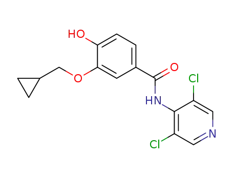 3-(cyclopropylmethoxy)-N-(3,5-dichloropyridin-4-yl)-4-hydroxybenzamide