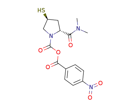 (2R,4S)-4-dimethylaminomercapto-2-formyl-1-p-nitrobenzyl carbonylpyrrolidine