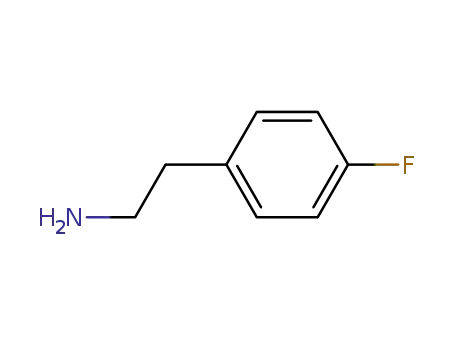 Molecular Structure of 1583-88-6 (4-Fluorophenethylamine)