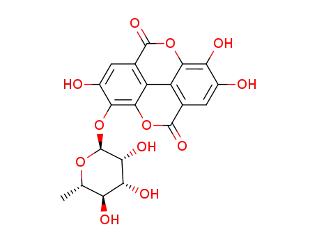 2,3,7-trihydroxy-8-(((2S,3R,4R,5R,6S)-3,4,5-trihydroxy-6-methyltetrahydro-2H-pyran-2-yl)oxy)chromeno[5,4,3-cde]chromene-5,10-dione