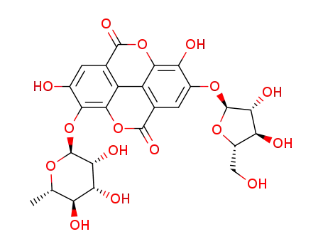 ellagic acid 3-O-α-L-rhamnopyranosyl-4′-O-α-L-arabinofuranoside