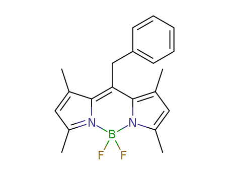 1,3,5,7-tetramethyl-8-phenylmethyl-4,4-difluoro-4-bora-3a,4a-diaza-s-indacene