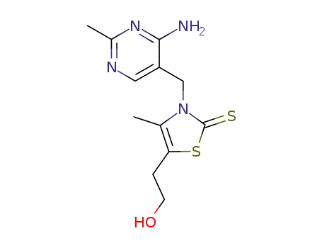 3-(4-amino-2-methyl-pyrimidin-5-ylmethyl)-5-(2-hydroxy-ethyl)-4-methyl-3H-thiazole-2-thione
