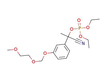 1-cyano-1-{3-[(2-methoxyethoxy)methoxy]phenyl}ethyl diethylphosphate