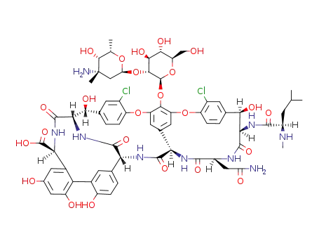 Molecular Structure of 1404-90-6 (Vancomycin)