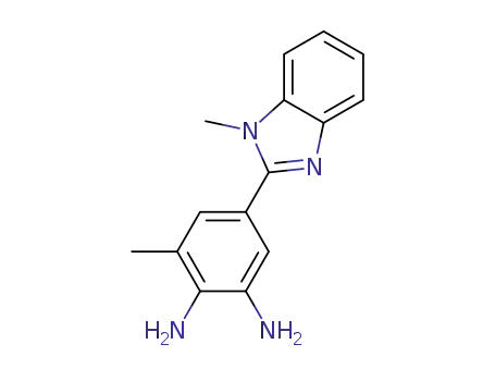 3-methyl-5-(1-methyl-1H-benzoimidazol-2-yl)-benzene-1,2-diamine
