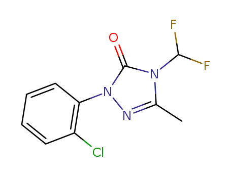 1-o-chlorophenyl-3-methyl-4-difluoromethyl-1,2,4-triazol-5-one