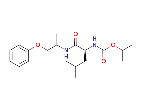 (2S)-N-(1-methyl-2-phenoxyethyl)-4-methyl-2-(isopropoxycarbonylamino)pentanamide