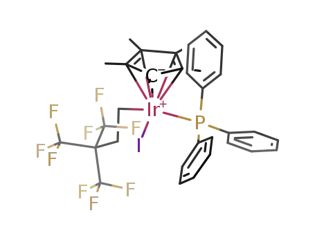 [Ir(η5-Cp*)(CH2CH2-t-C4F9)I(PPh3)]