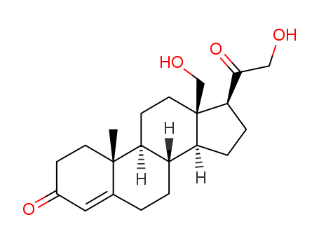 Pregn-4-ene-3,20-dione,18,21-dihydroxy-
