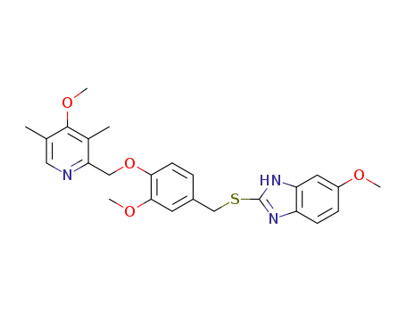 2-(4-((4-methoxy-3,5-dimethylpyridin-2-yl)methoxy)-3-methoxybenzylthio)-5-methoxy-1H-benzo[d]imidazole