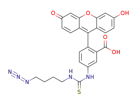 1-(4-azidobutyl)-3-(6'-hydroxy-3,3'-dioxo-3',9a'-dihydro-3H-spiro[isobenzofuran-1,9'-xanthen]-6-yl)thiourea