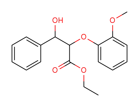 ethyl 3-hydroxy-2-(2-methoxyphenoxy)-3-phenylpropanoate