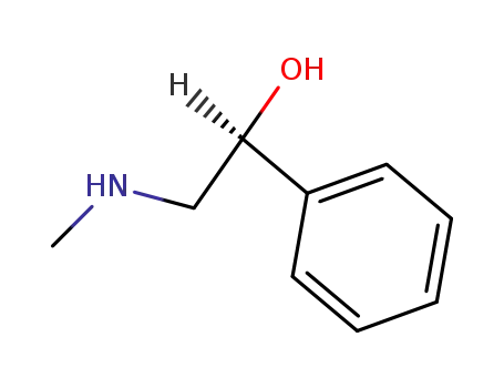 Molecular Structure of 65058-52-8 ((1S)-1-Phenyl-2-(methylamino)ethanol)
