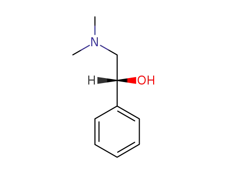 Molecular Structure of 34469-09-5 ([R,(-)]-α-[(Dimethylamino)methyl]benzyl alcohol)